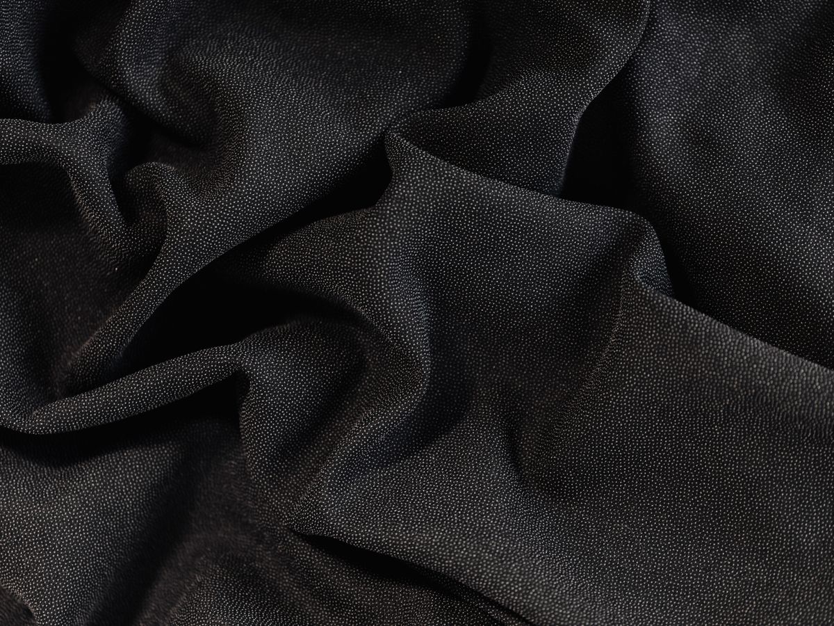 Deodorant marks show most on black fabric like this